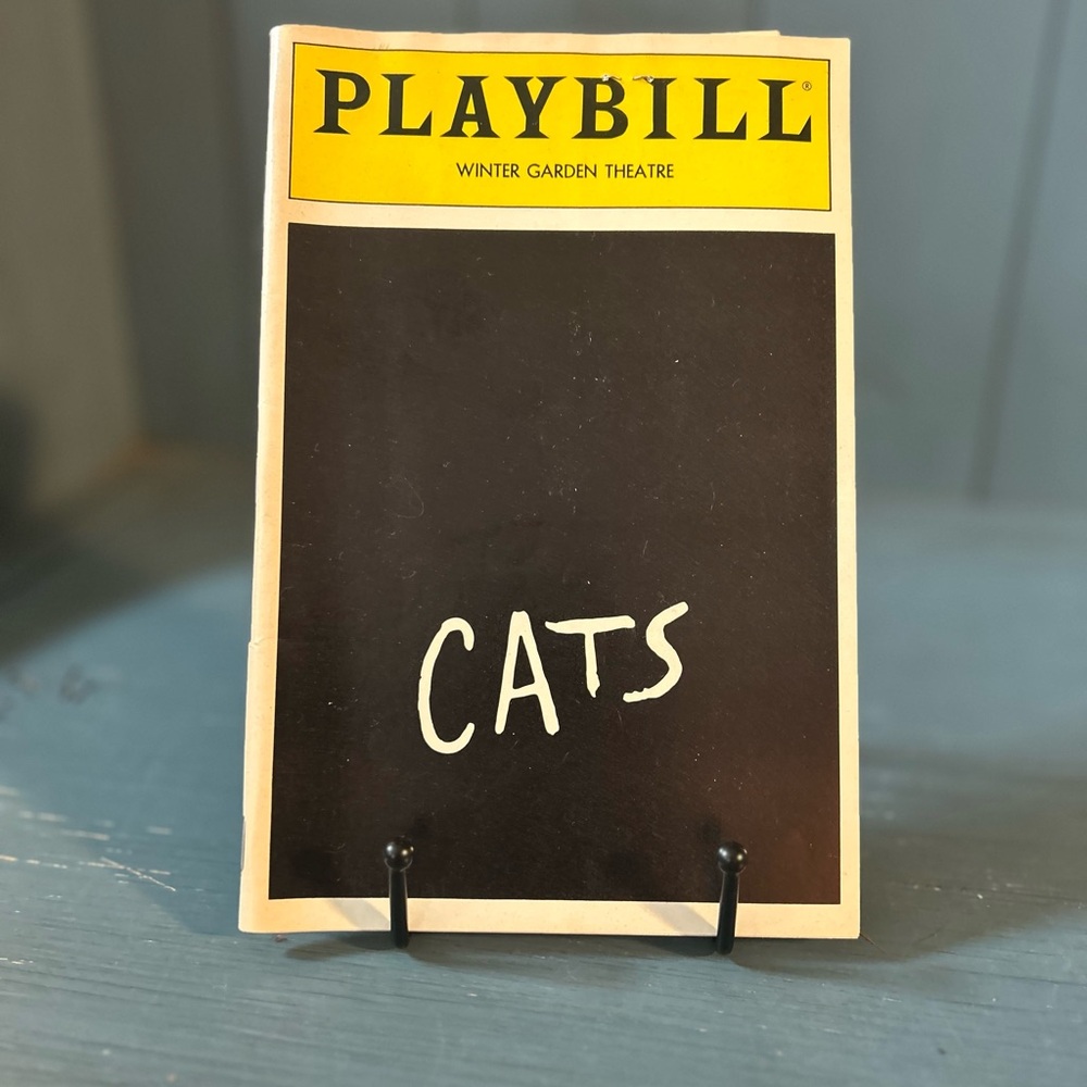 CATS THE MUSICAL, BROADWAY PLAYBILL, Jan 1988, WINTER GARDEN THEATRE